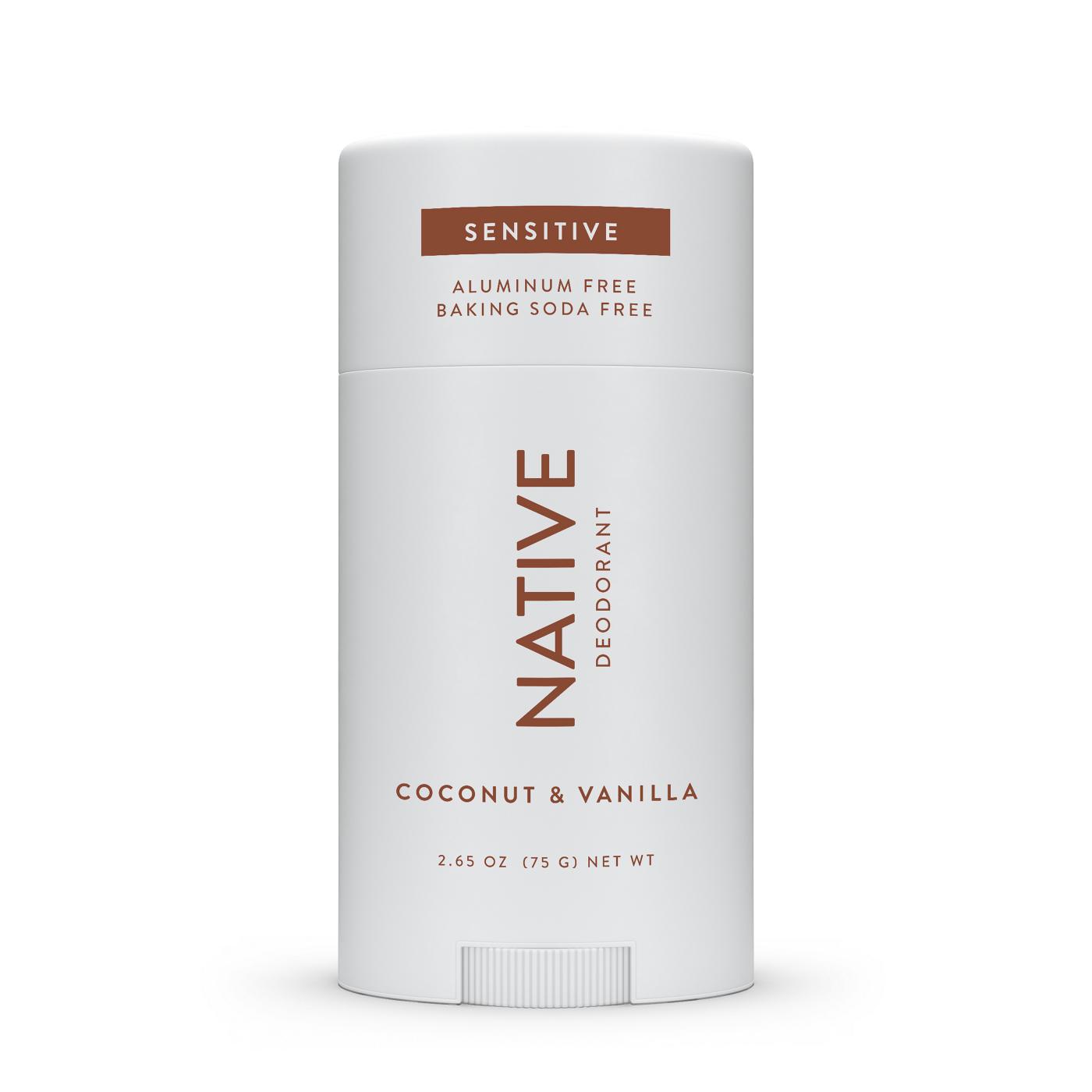 Native Sensitive Deodorant - Coconut & Vanilla; image 1 of 2