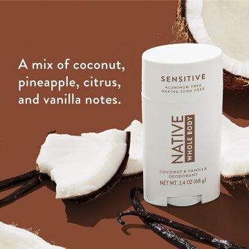 Native Whole Body Aluminum Free Deodorant - Coconut & Vanilla