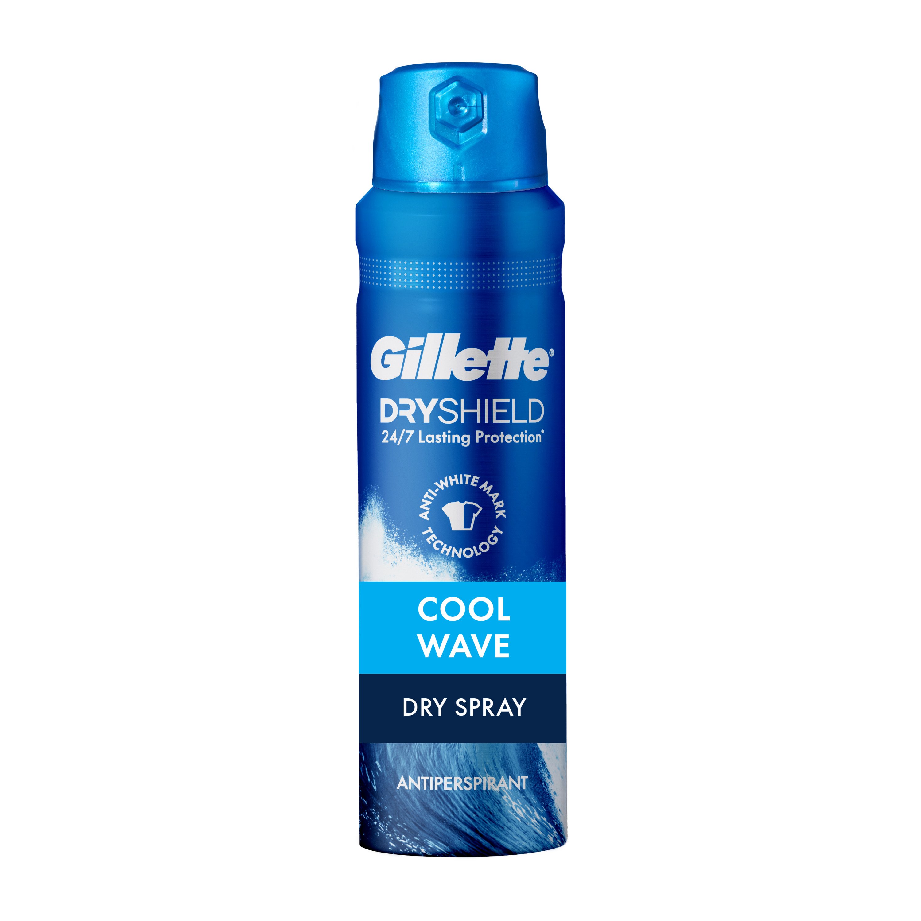Gillette Dryshield Antiperspirant Dry Spray Cool Wave Shop
