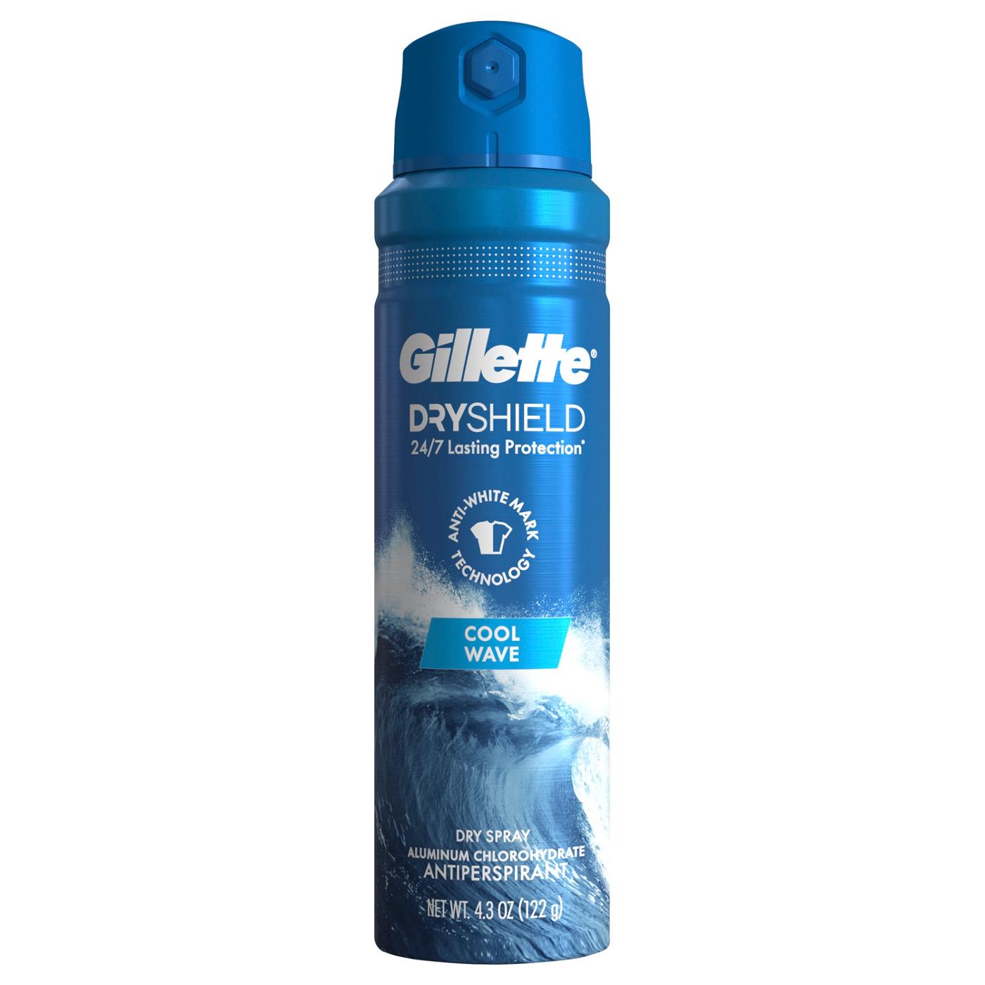 Gillette Dryshield Antiperspirant Dry Spray - Cool Wave; image 7 of 7