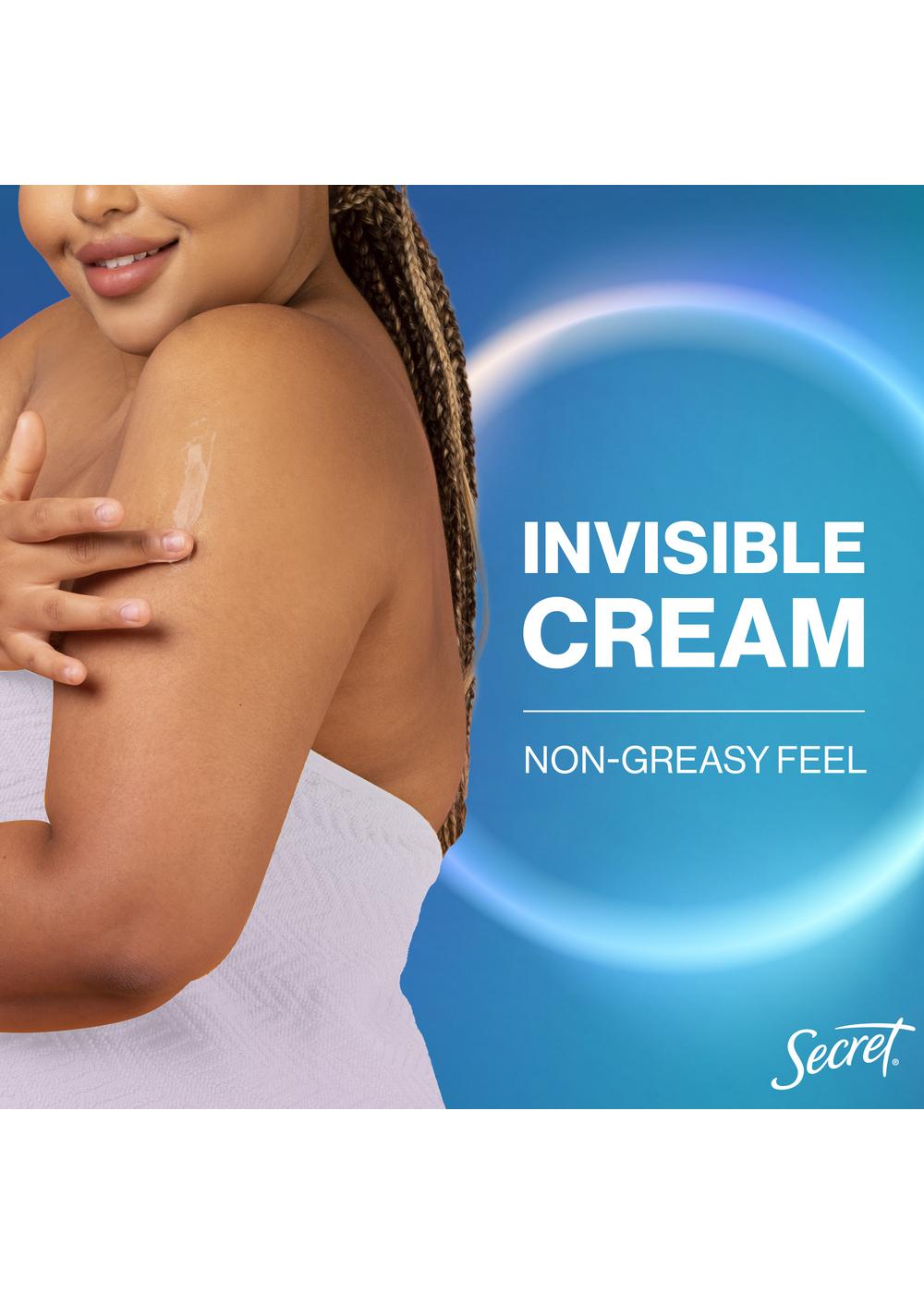 Secret Whole Body Aluminum Free Deodorant Invisible Cream - Peach & Vanilla; image 11 of 12