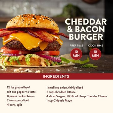 Sargento Sharp Cheddar Sliced Cheese