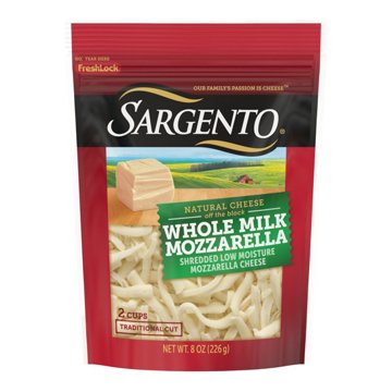 SARGENTO Whole Milk Mozzarella Shredded Cheese
