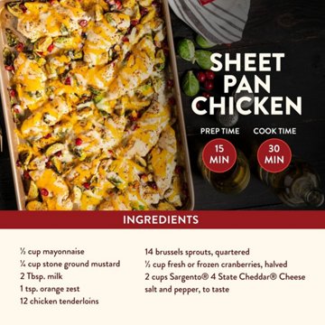 SARGENTO 4 State Cheddar Shredded Cheese Blend