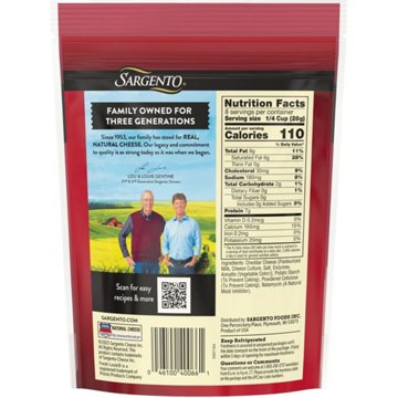 Sargento Sharp Cheddar Fine Cut Shredded Cheese