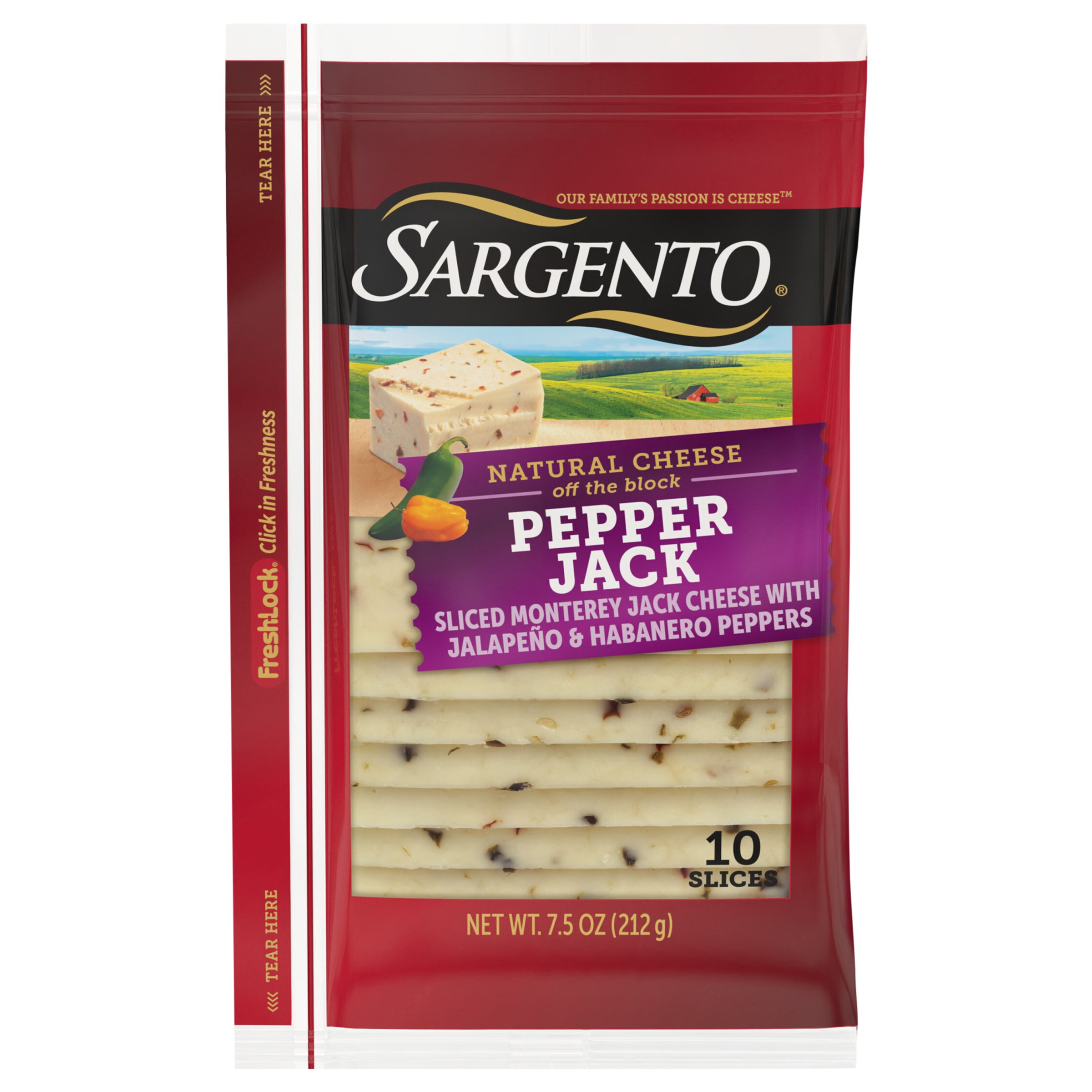 SARGENTO Pepper Jack Sliced Cheese - Shop Cheese at H-E-B