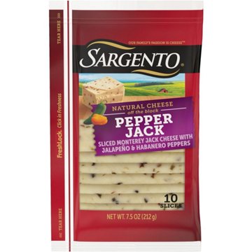 Sargento Pepper Jack Sliced Cheese