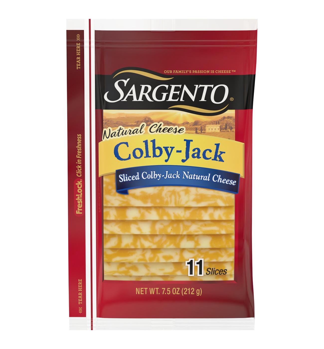 SARGENTO Colby Jack Sliced Cheese; image 1 of 2