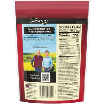 Sargento 4 Cheese Mexican Blend Fine Cut Shredded Cheese