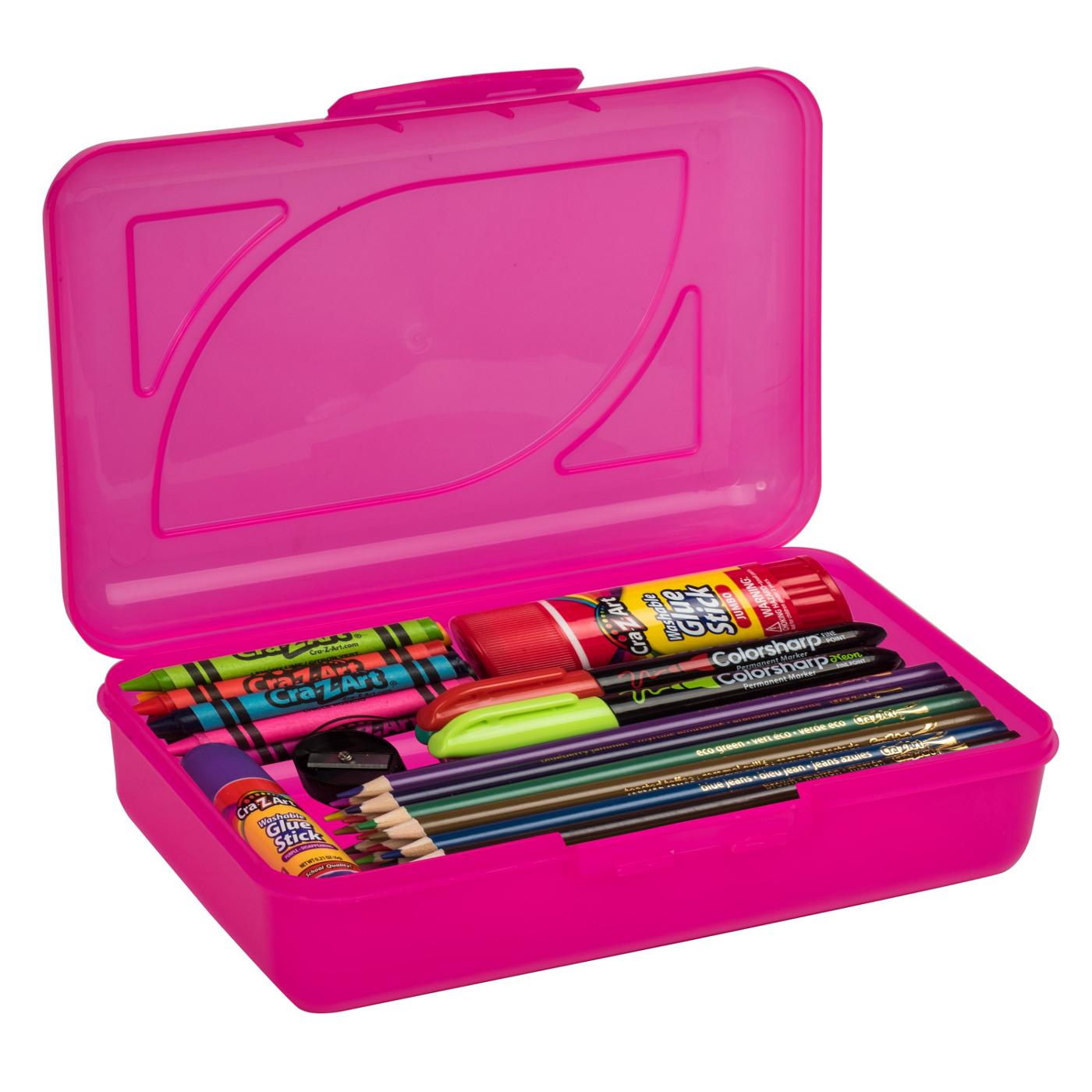 Cra-Z-Art Pencil Box - Pink; image 3 of 4