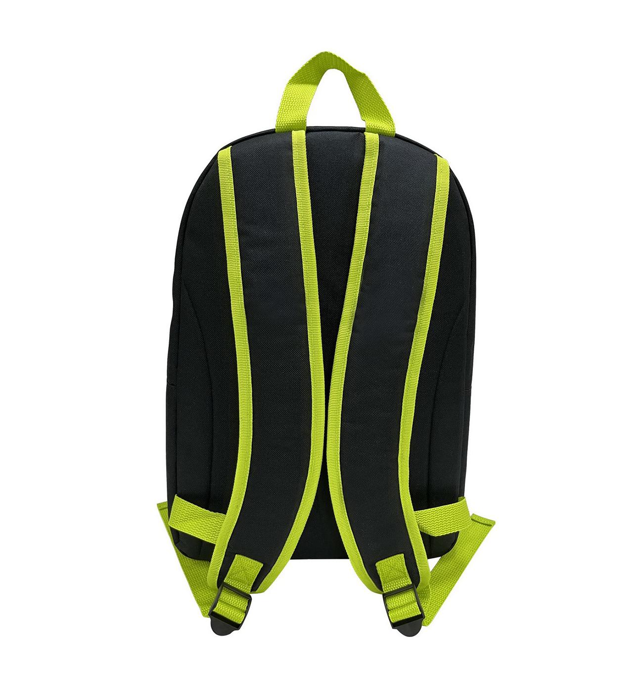 Tech Gear Classic Backpack - Black & Green; image 3 of 4