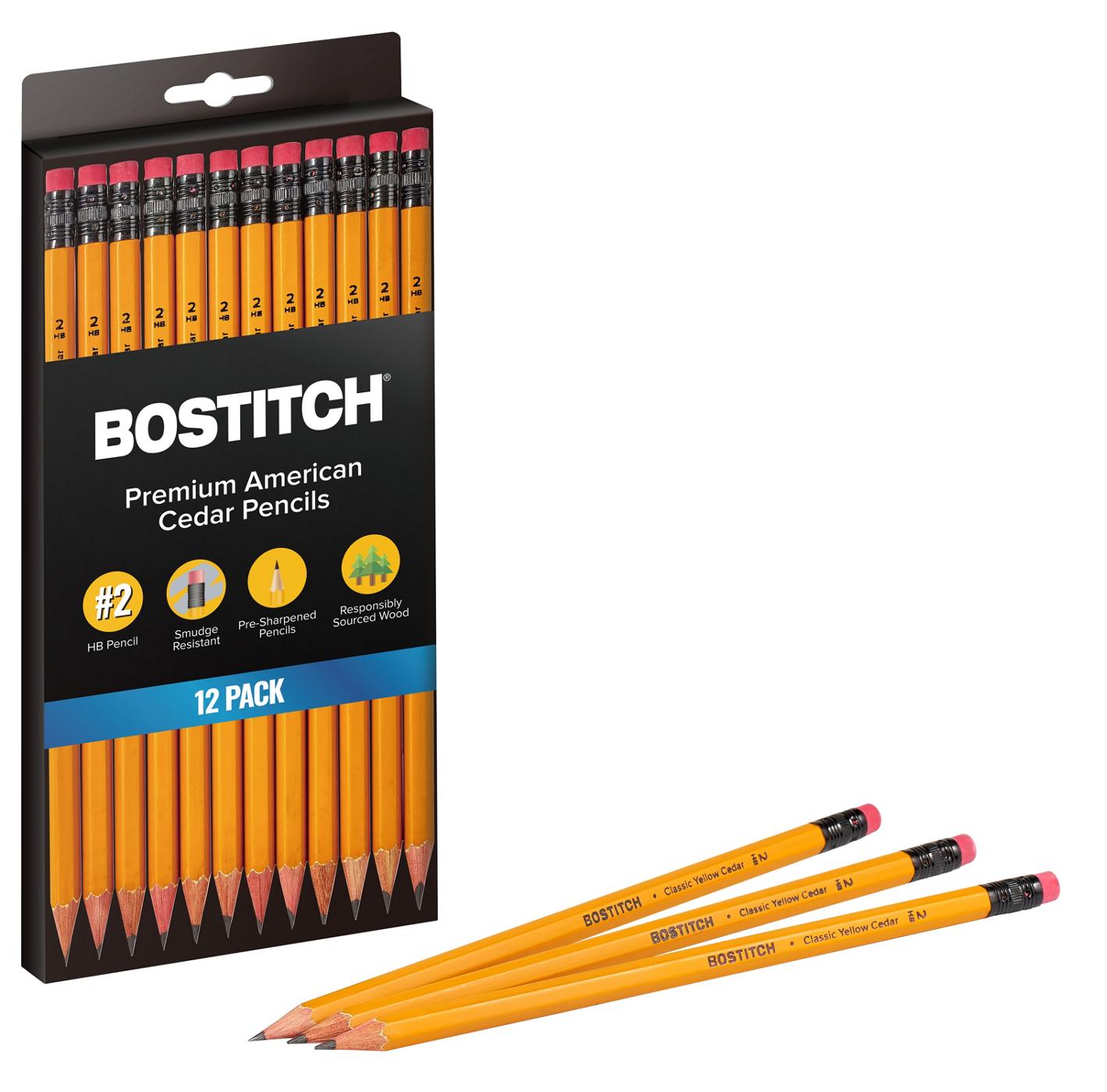 Bostitch Premium No.2 American Cedar Pencils; image 2 of 2