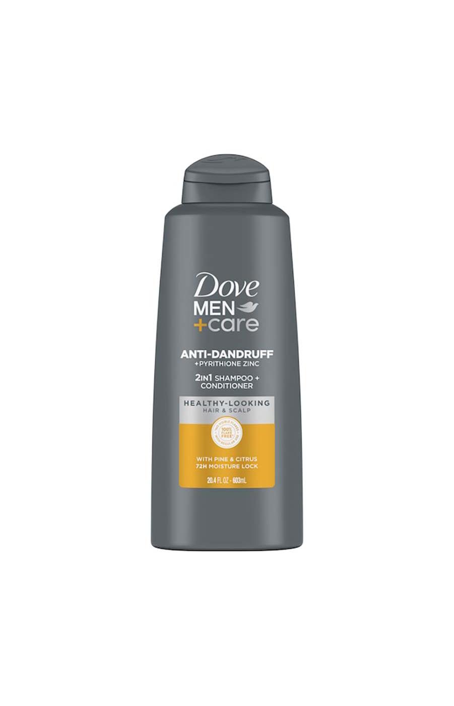 Dove Men+Care Anti-Dandruff 2 in 1 Shampoo + Conditioner; image 1 of 2