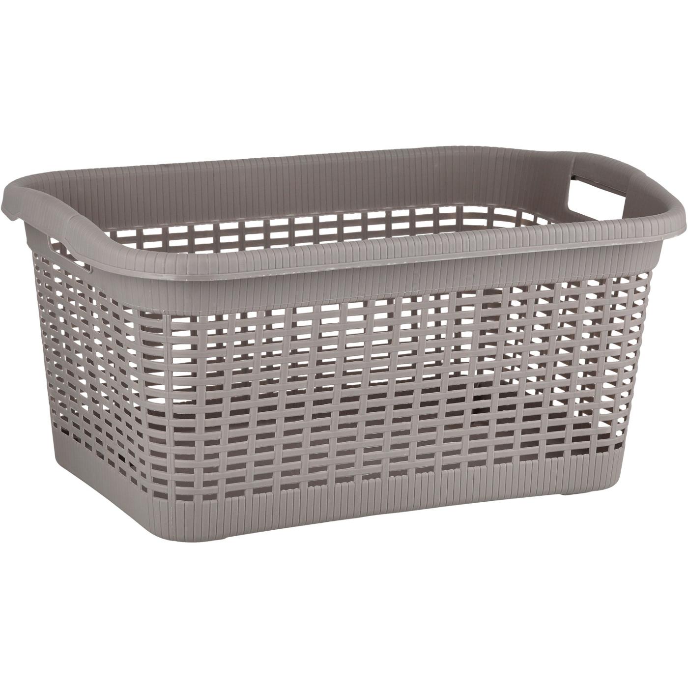 Destination Holiday Laundry Basket - Grey; image 1 of 4