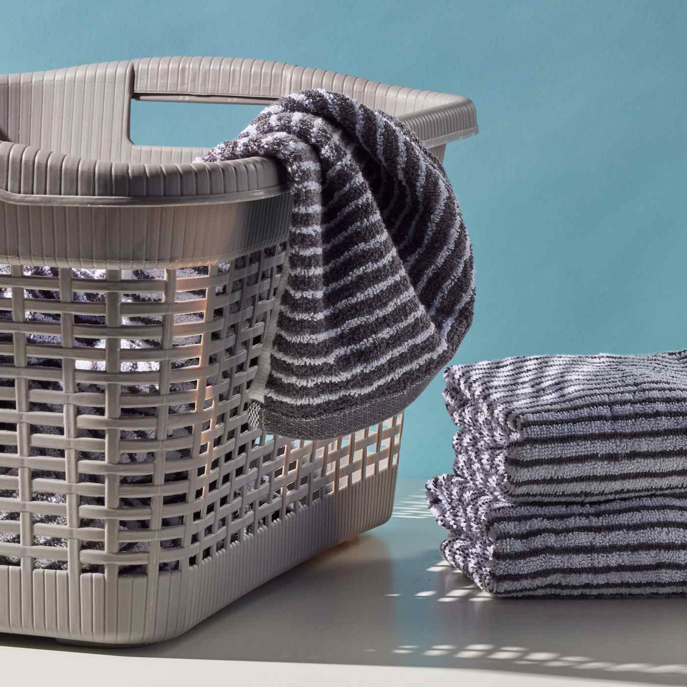 Destination Holiday Laundry Basket - Grey; image 2 of 4