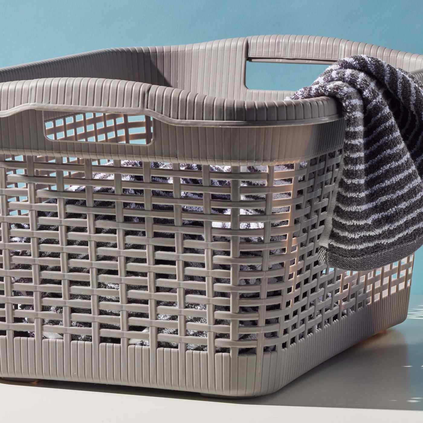 Destination Holiday Laundry Basket - Grey; image 3 of 4
