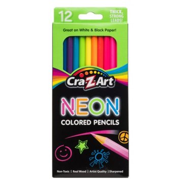 Cra-Z-Art Neon Colored Pencils, 12 pk