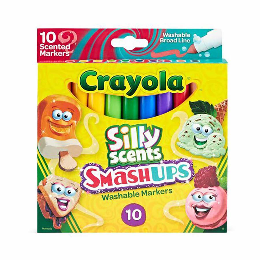 Crayola Silly Scents Smash Ups Washable Markers - Shop Markers at H-E-B