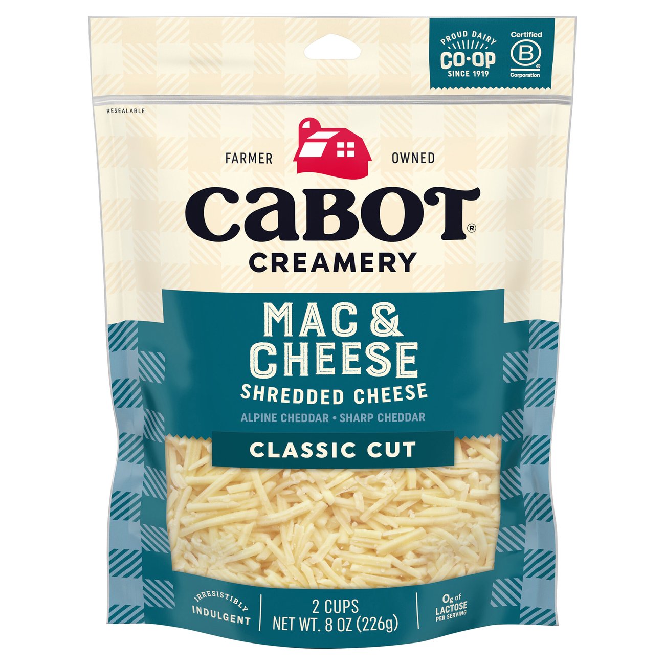 CABOT Mac & Cheese Cheddar Shredded Cheese Blend Shop Cheese at HEB