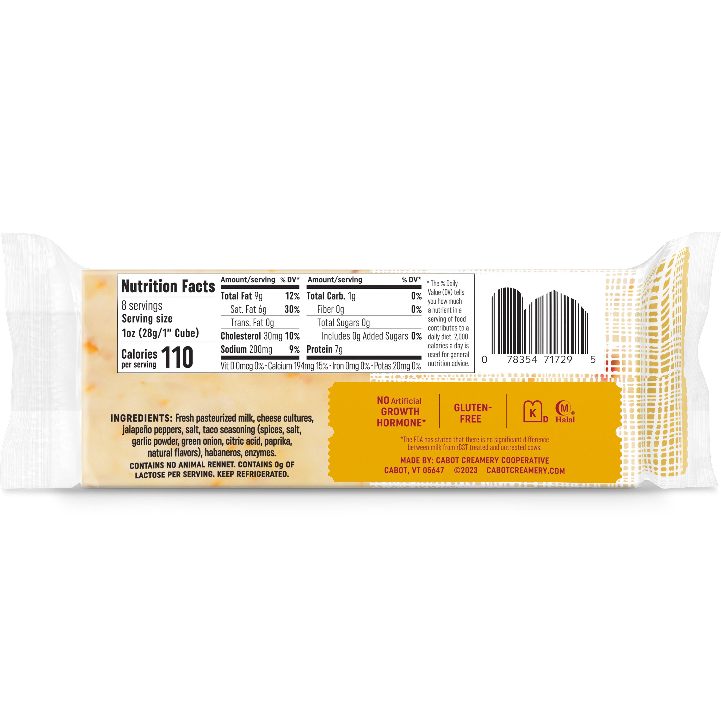 CABOT Habanero Cheddar Cheese - Shop Cheese At H-E-B