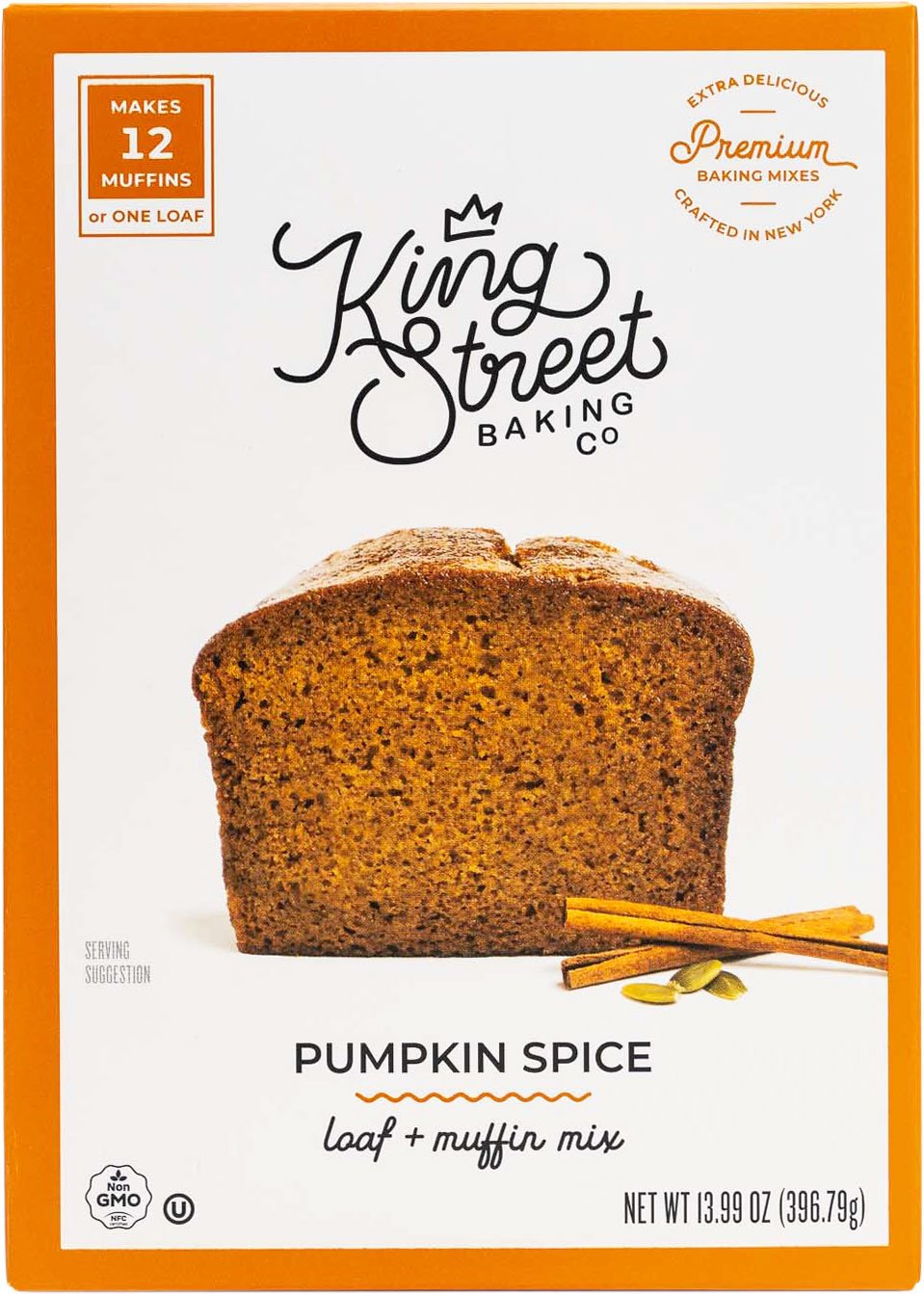 King Street Baking Co Pumpkin Spice Loaf & Muffin Mix, 13.99 oz