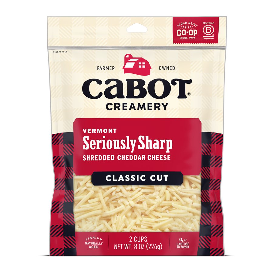 Cabot Seriously Sharp Cheddar Shredded Cheese Shop Cheese At H E B 