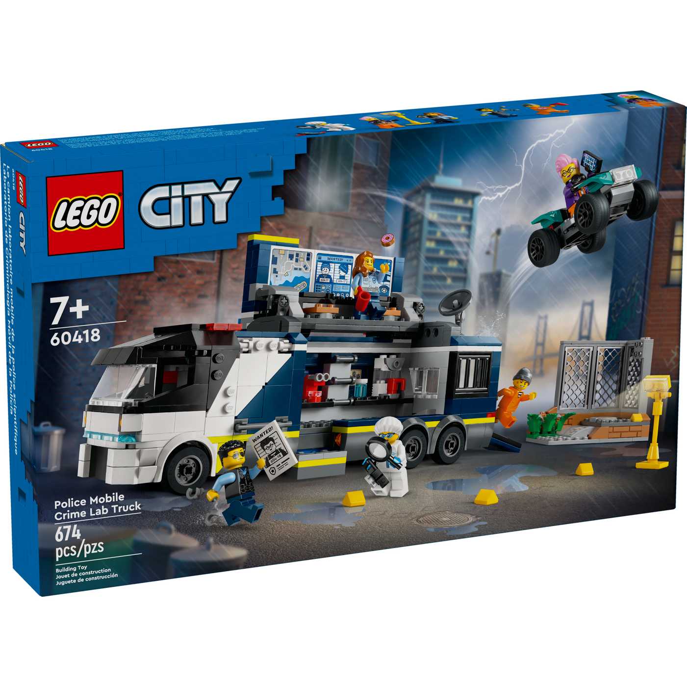 LEGO City Police Mobile Crime Lab Truck Set; image 2 of 2