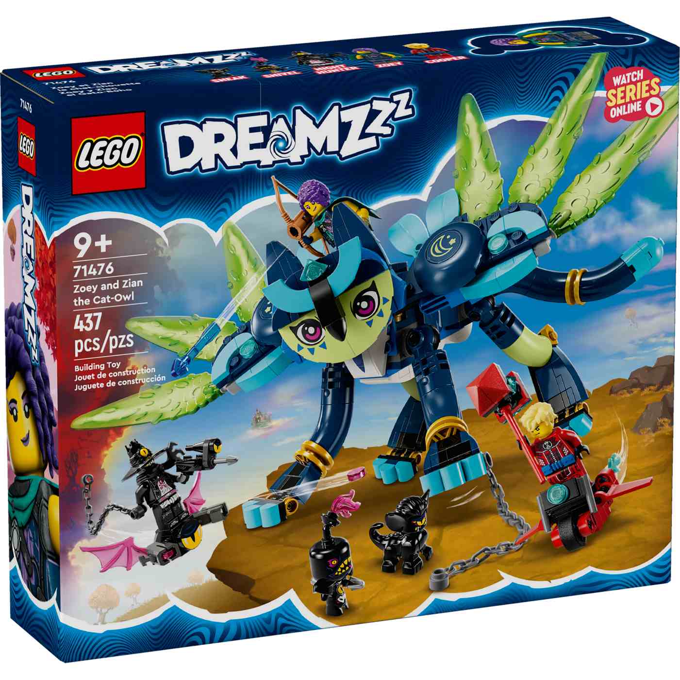 LEGO DREAMZzz Zoey & Zian the Cat-Owl Set; image 1 of 2