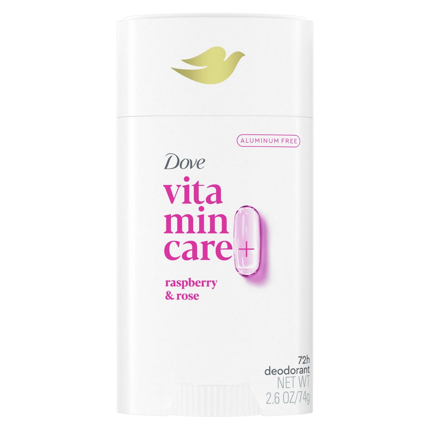 Dove Vitamin Care+ Deodorant - Raspberry & Rose; image 1 of 2