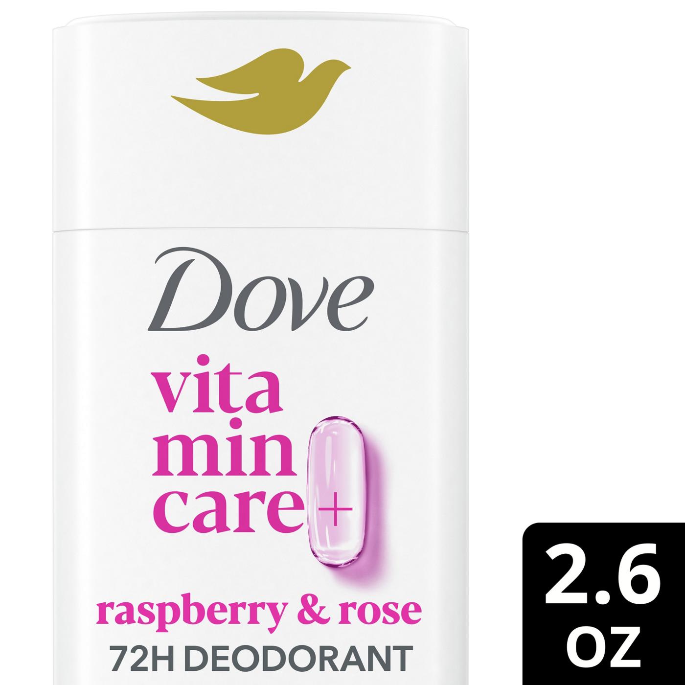 Dove Vitamin Care+ Deodorant - Raspberry & Rose; image 2 of 2