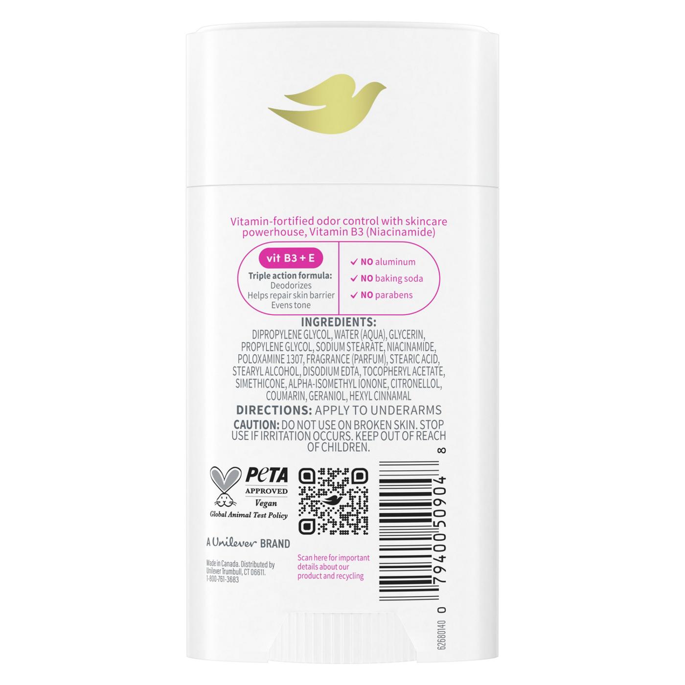 Dove Vitamin Care+ Deodorant - Raspberry & Rose; image 4 of 4