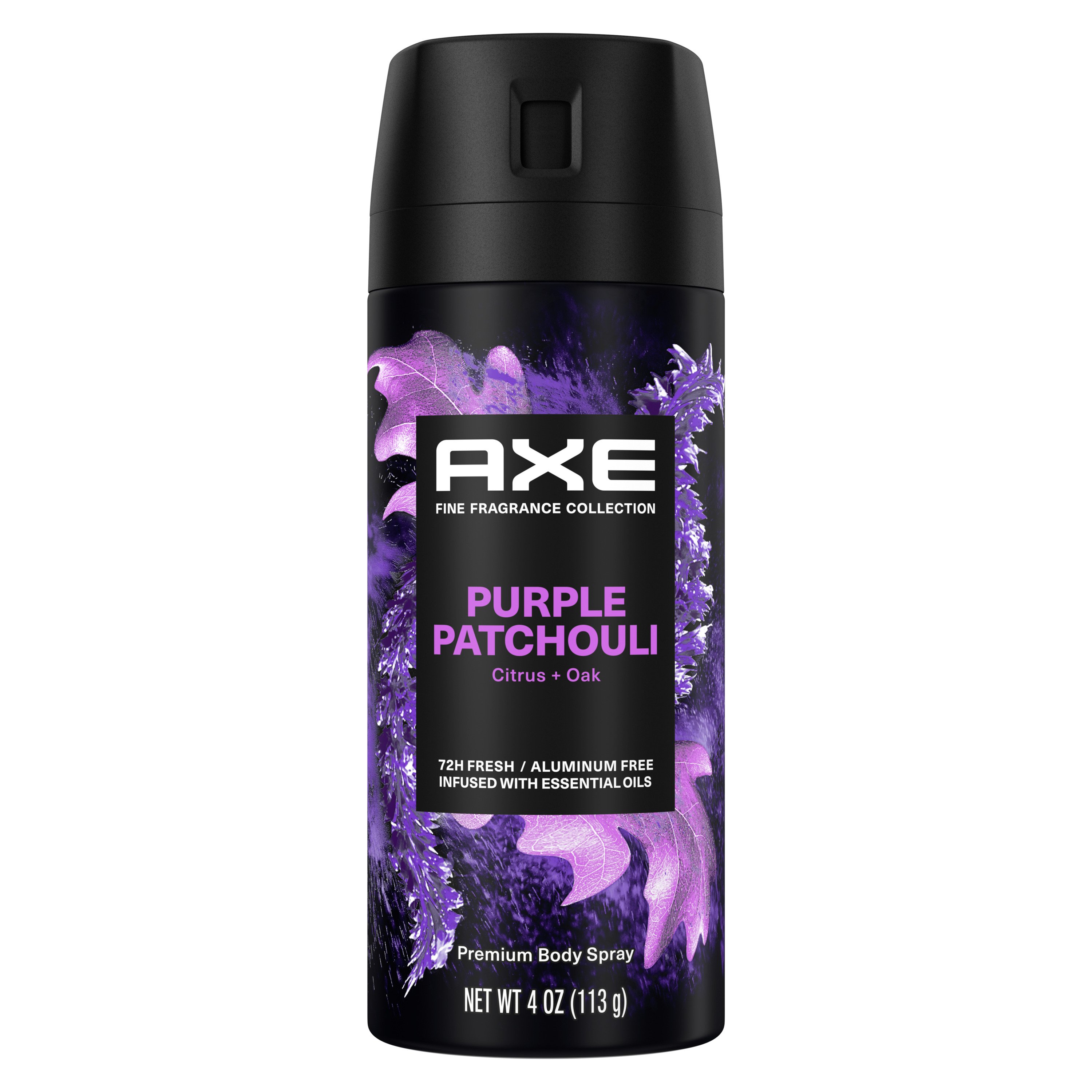 AXE Fine Fragrance Collection Premium Body Spray - Purple Patchouli ...