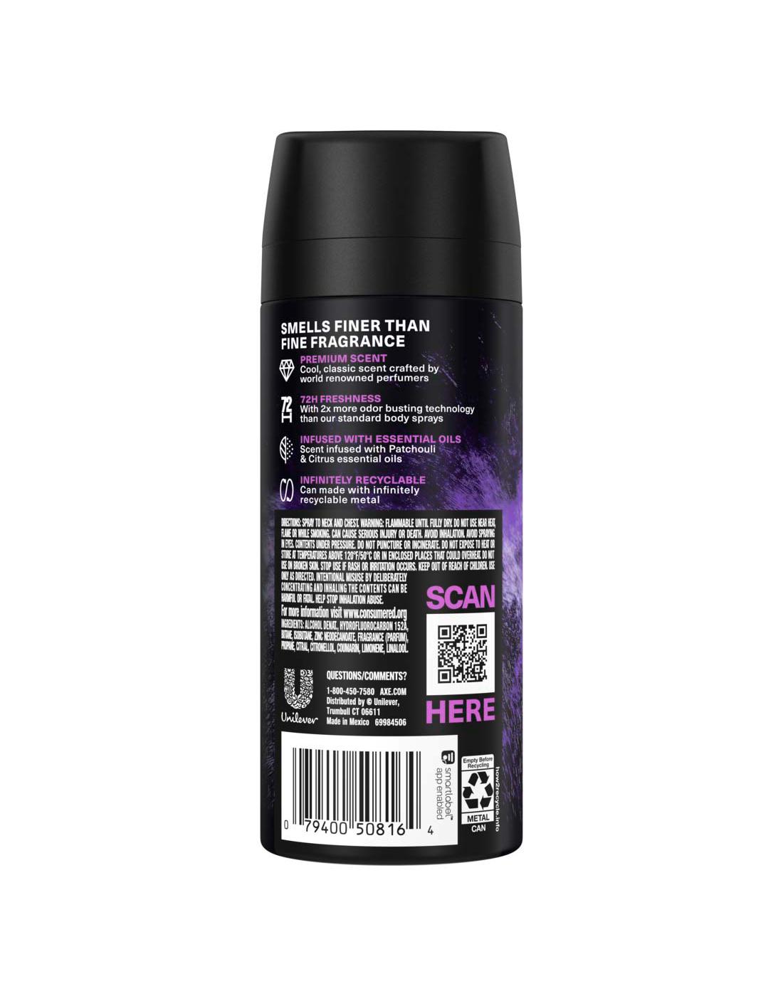 AXE Fine Fragrance Collection Premium Body Spray - Purple Patchouli; image 3 of 4