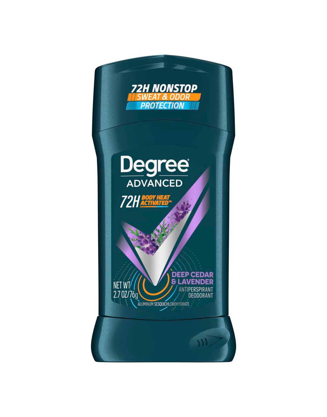 Degree Advanced Antiperspirant Deodorant - Deep Cedar & Lavender; image 1 of 4