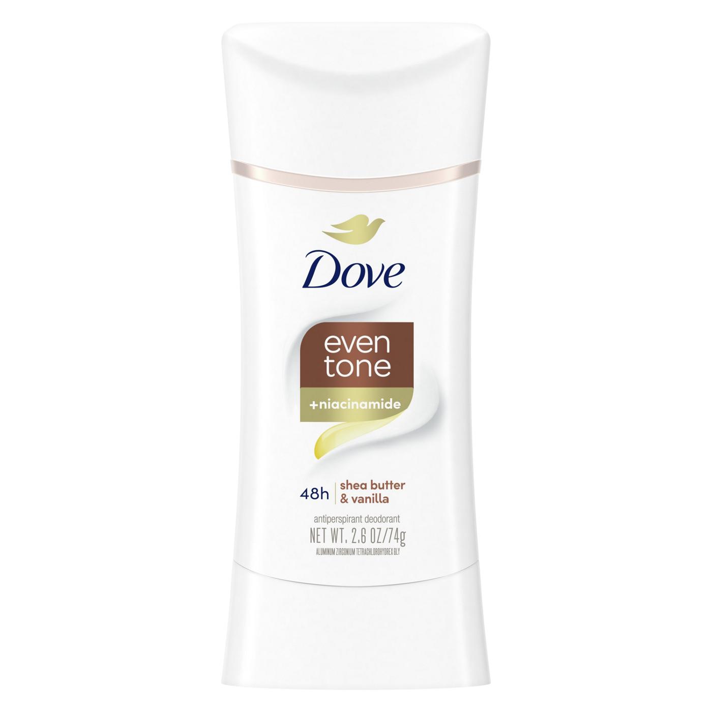 Dove Even Tone Antiperspirant Deodorant - Shea Butter Vanilla; image 1 of 4