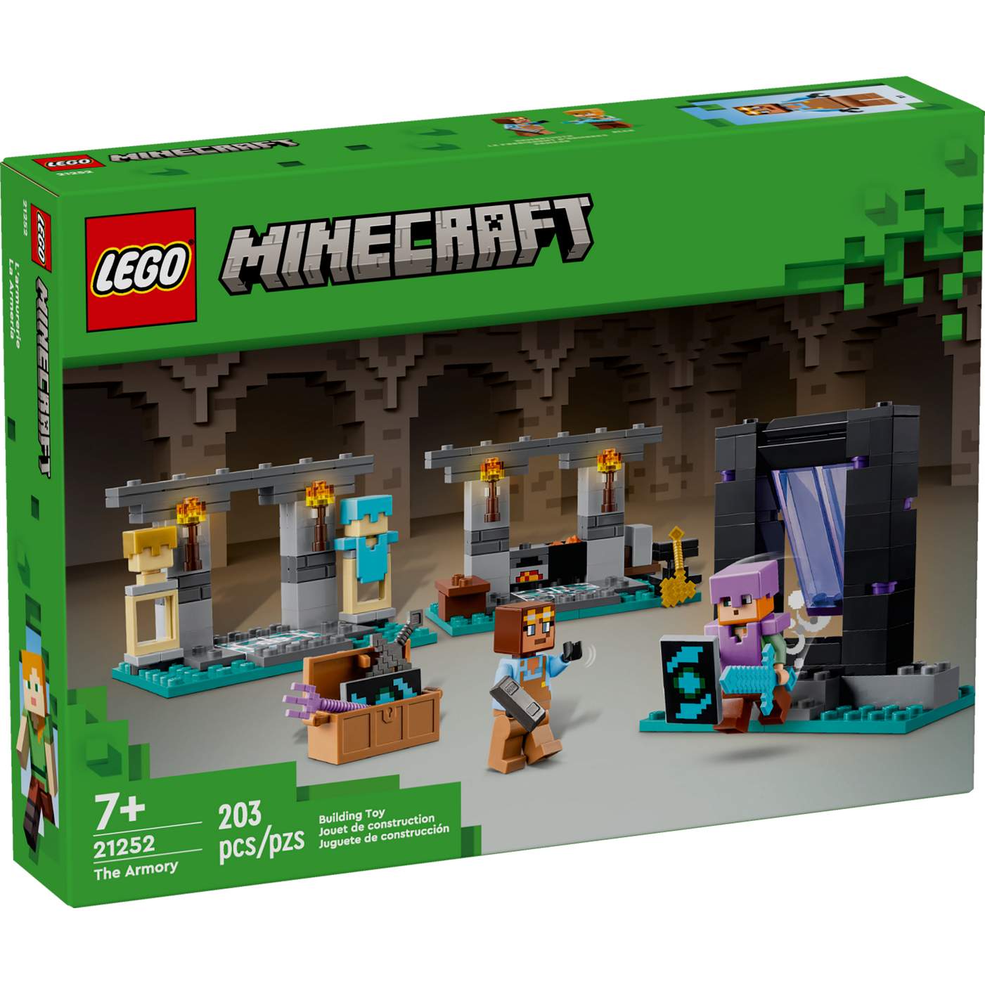 LEGO Minecraft The Armory Set; image 1 of 2