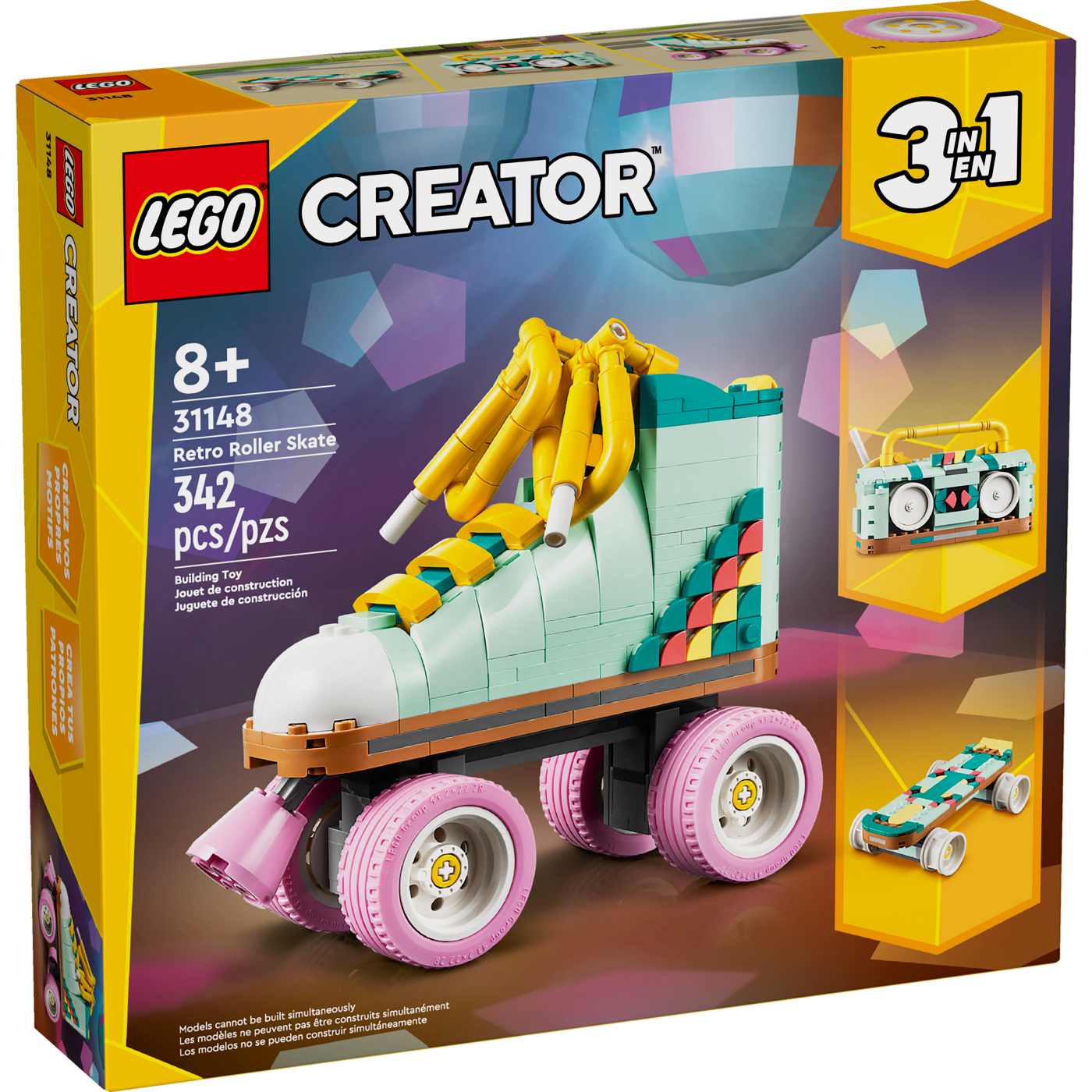 LEGO Creator 3-in-1 Retro Roller Skate Set; image 1 of 2