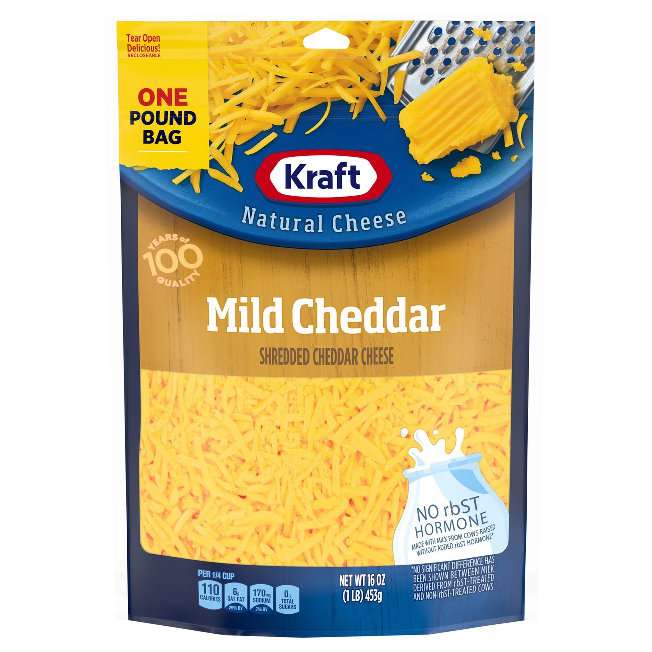 Kraft Mild Cheddar Shredded Cheese Fig App
