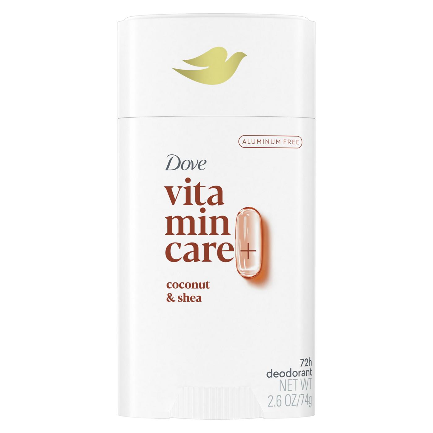 Dove Vitamin Care+ Deodorant - Coconut & Shea; image 1 of 4