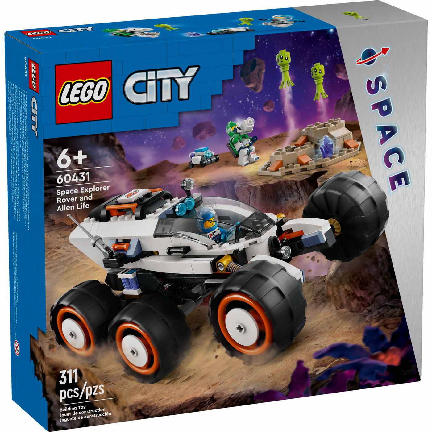 LEGO City Space Explorer Rover & Alien Life Set; image 1 of 2
