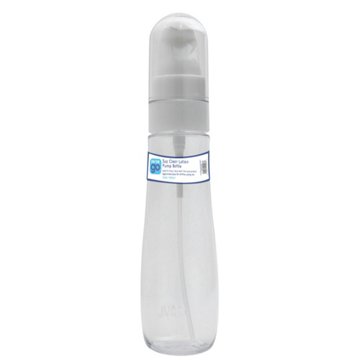 Sprayco Travel Size Clear Lotion Pump Bottle, 3 oz