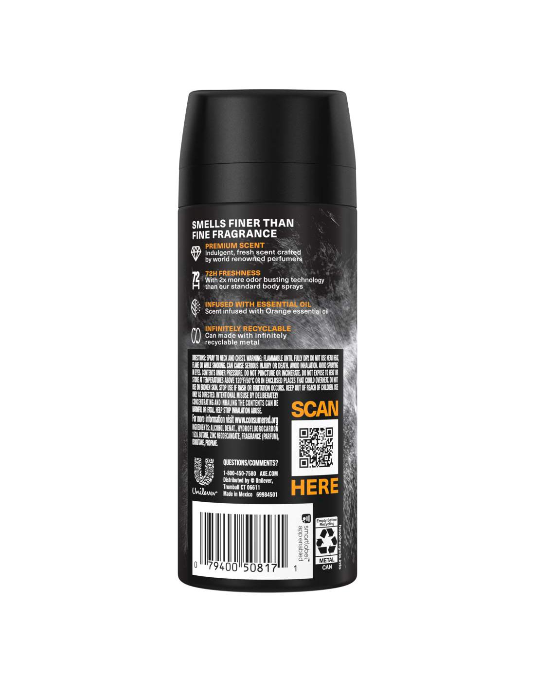 AXE Fine Fragrance Collection Premium Body Spray - Black Vanilla; image 3 of 4