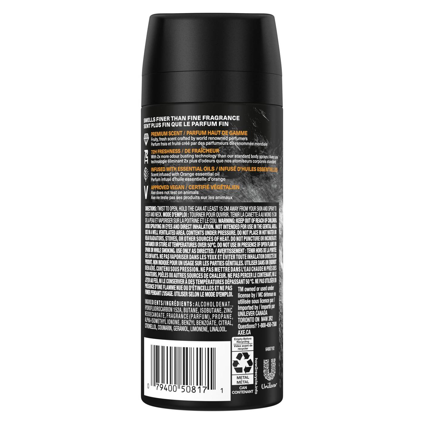 AXE Fine Fragrance Collection Premium Body Spray - Black Vanilla; image 7 of 7