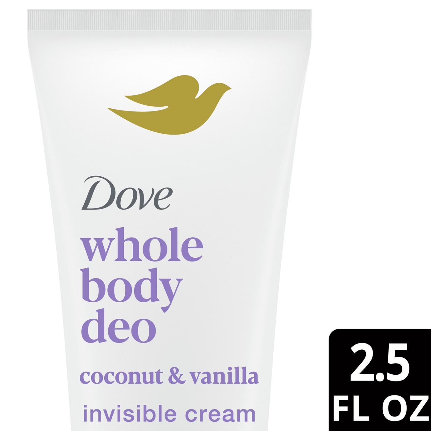 Dove Whole Body Deo - Cream - Coconut & Vanilla; image 5 of 7