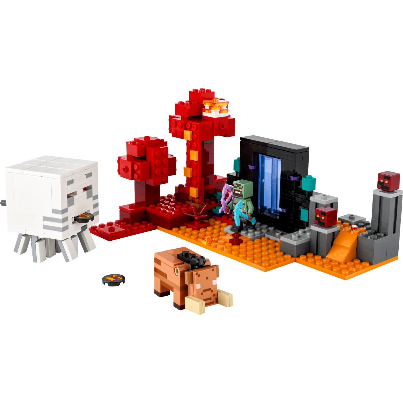 LEGO Minecraft Nether Portal Ambush Set; image 1 of 2