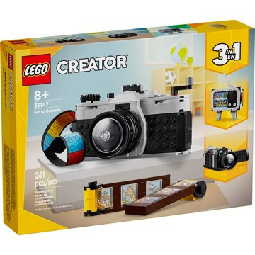 LEGO Creator 3-in-1 Retro Camera Set, 261 pc