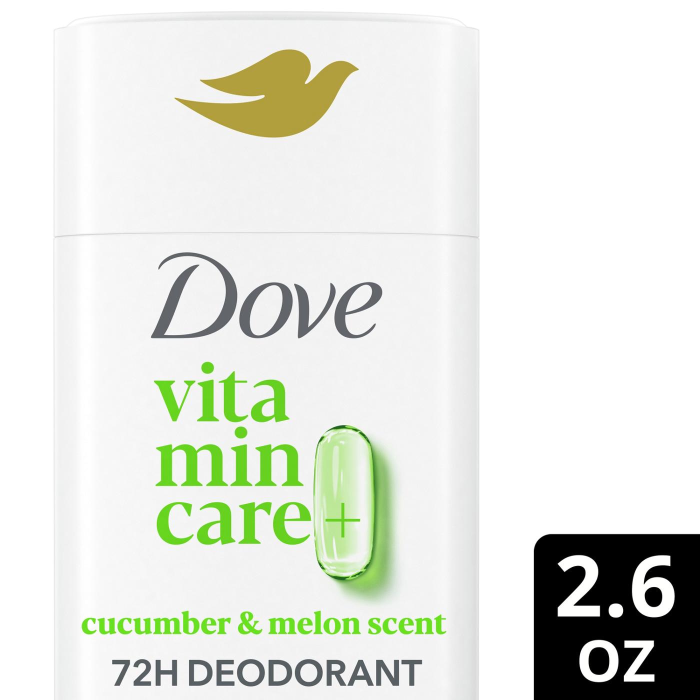 Dove Vitamin Care+ Deodorant - Cucumber & Melon; image 2 of 4