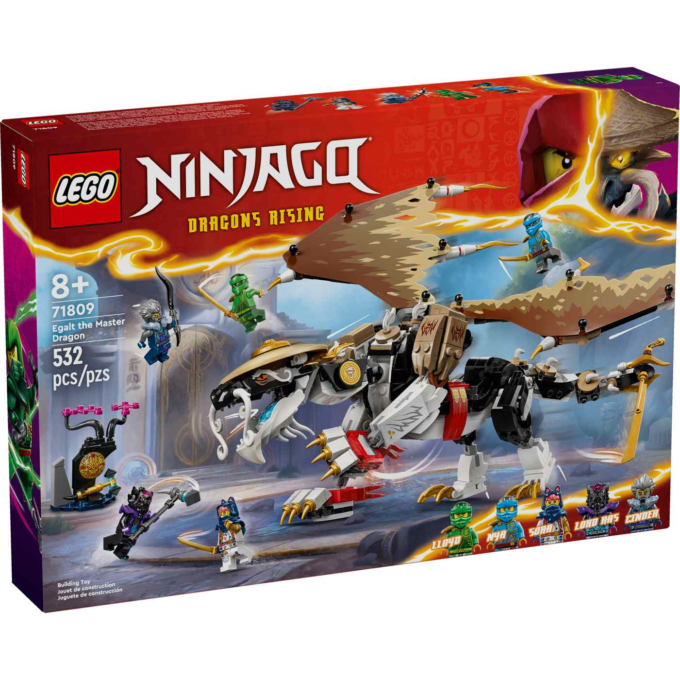 LEGO NINJAGO Egalt the Master Dragon Set; image 2 of 2