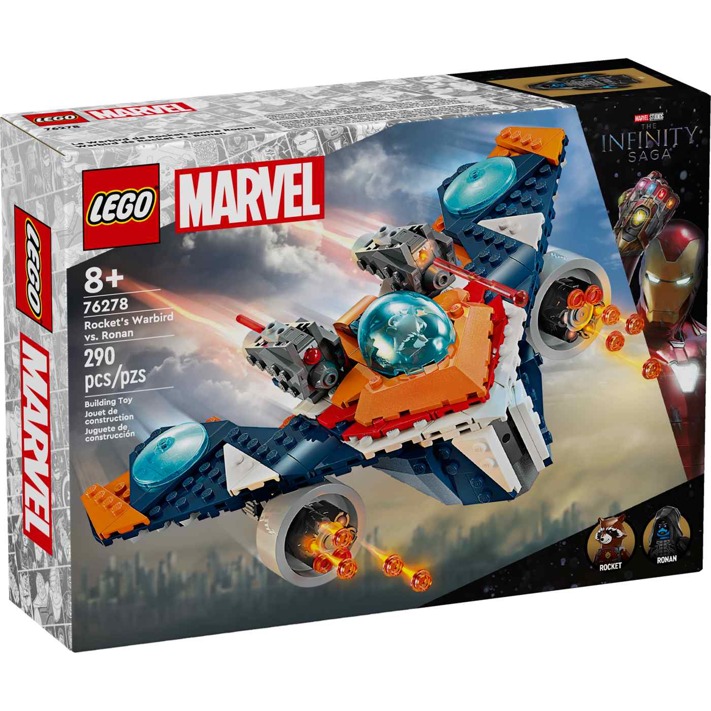 LEGO Marvel Rocket's Warbird vs. Ronan Set; image 2 of 2