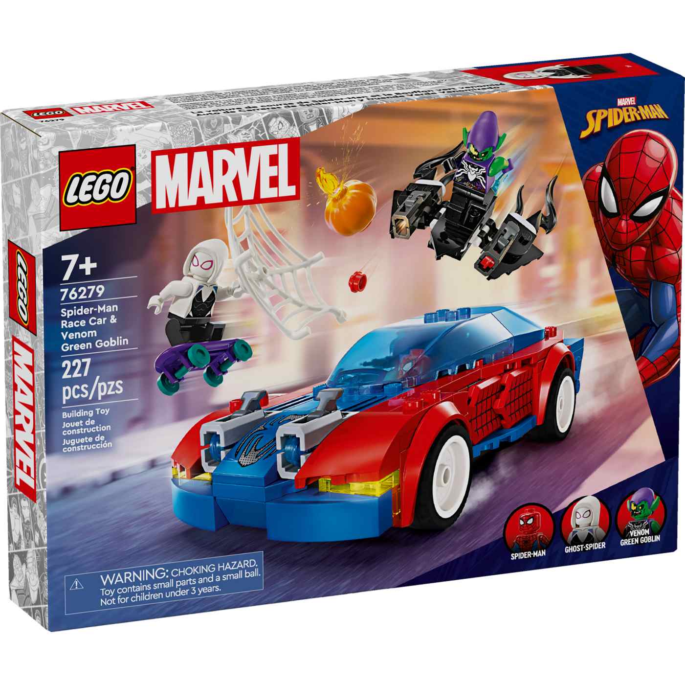 LEGO Marvel Spider-Man Race Car & Venom Green Goblin Set; image 2 of 2